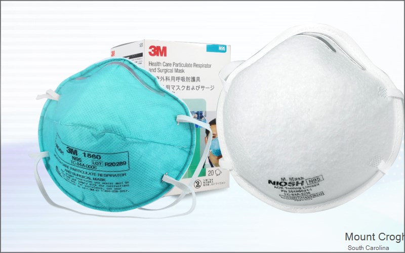 Mount Croghan Chesterfield South Carolina SC N95 mask