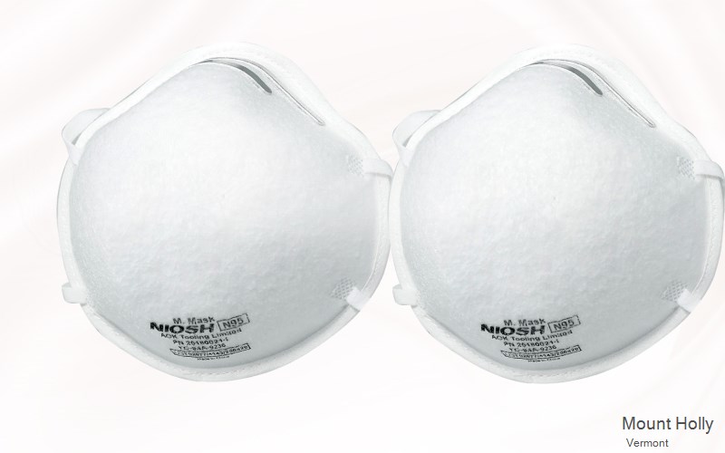 Mount Holly Rutland Vermont VT N95 mask