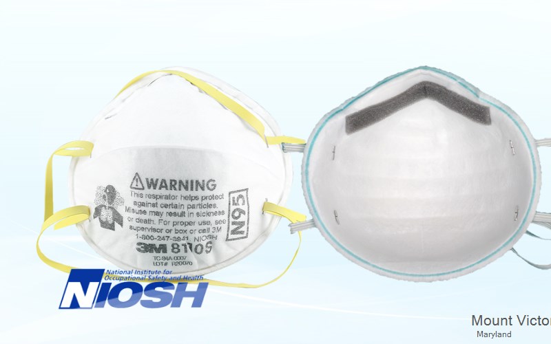 Mount Victoria Charles Maryland MD N95 mask