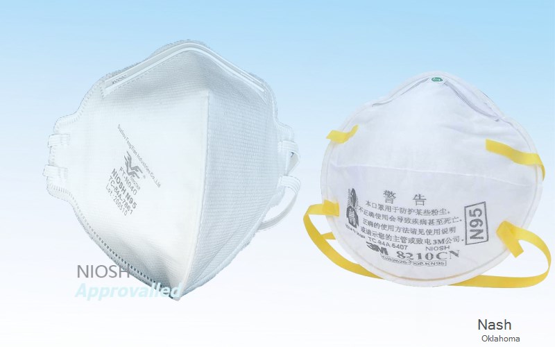Nash Grant Oklahoma OK N95 mask