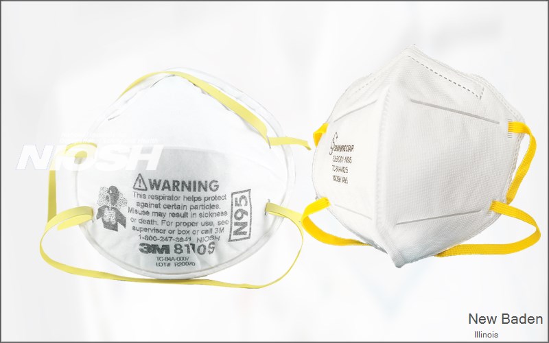 New Baden Clinton Illinois IL N95 mask