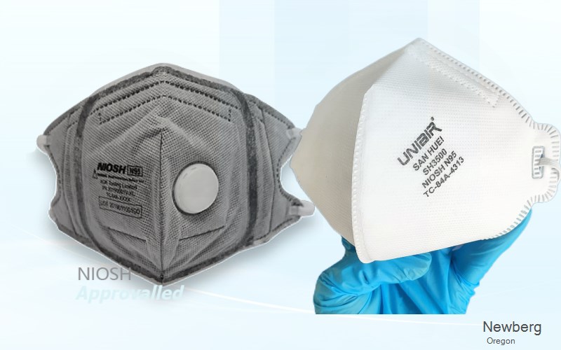 Newberg Yamhill Oregon OR N95 mask