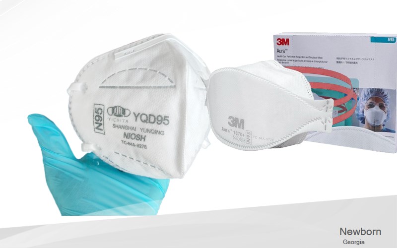 Newborn Newton Georgia GA N95 mask