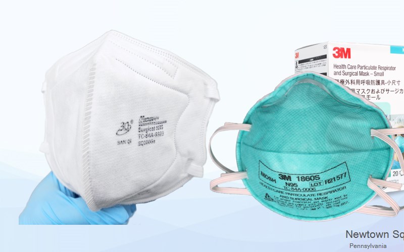 Newtown Square Delaware Pennsylvania PA N95 mask