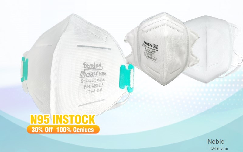 Noble Cleveland Oklahoma OK N95 mask