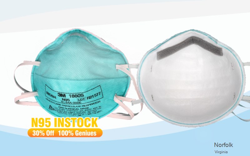 Norfolk Norfolk City Virginia VA N95 mask