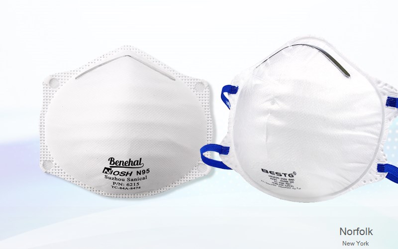 Norfolk Saint Lawrence New York NY N95 mask