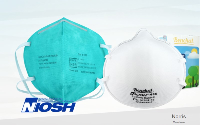 Norris Madison Montana MT N95 mask