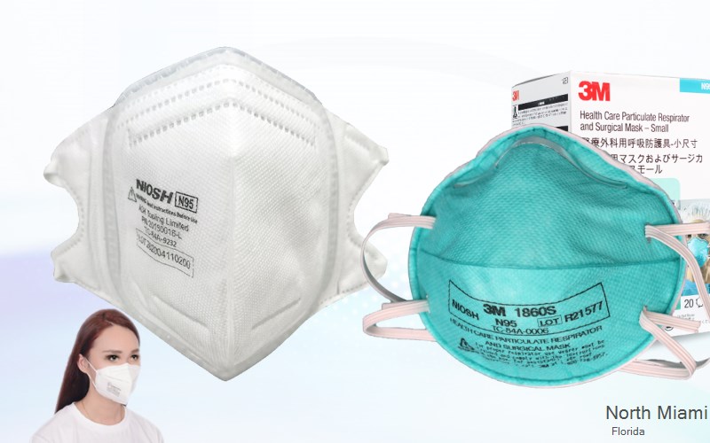 North Miami Beach Miami Dade Florida FL N95 mask