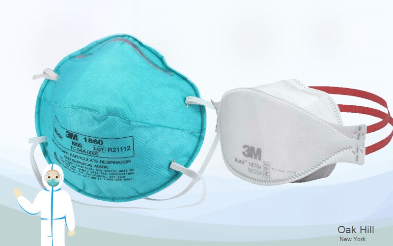 Oak Hill Greene New York NY N95 mask
