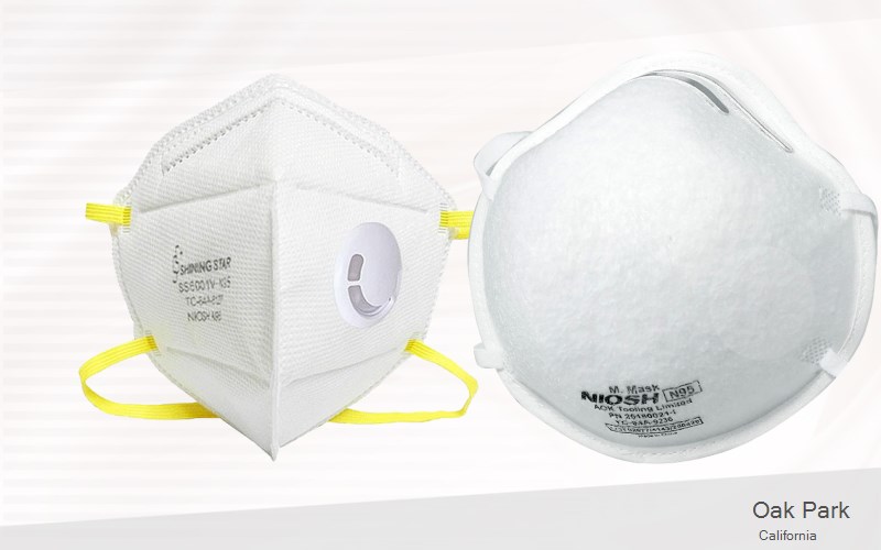 Oak Park Ventura California CA N95 mask