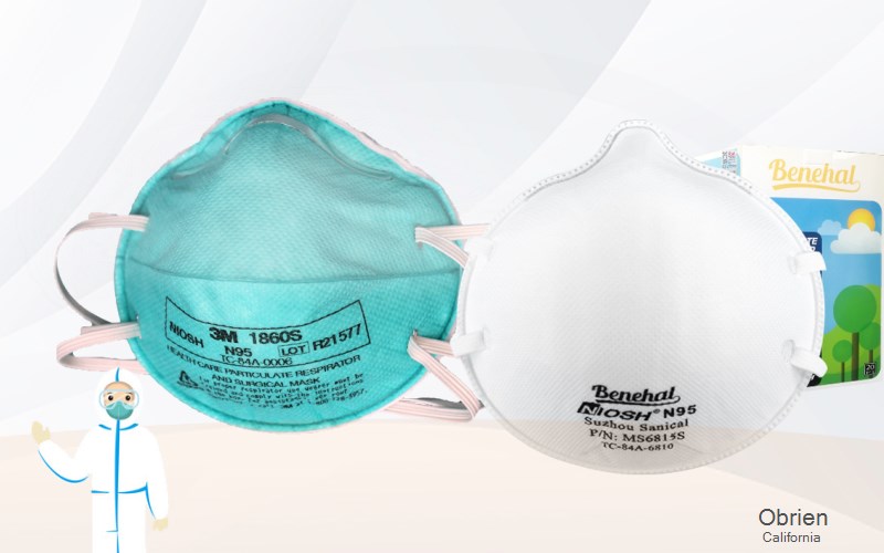 Obrien Shasta California CA N95 mask