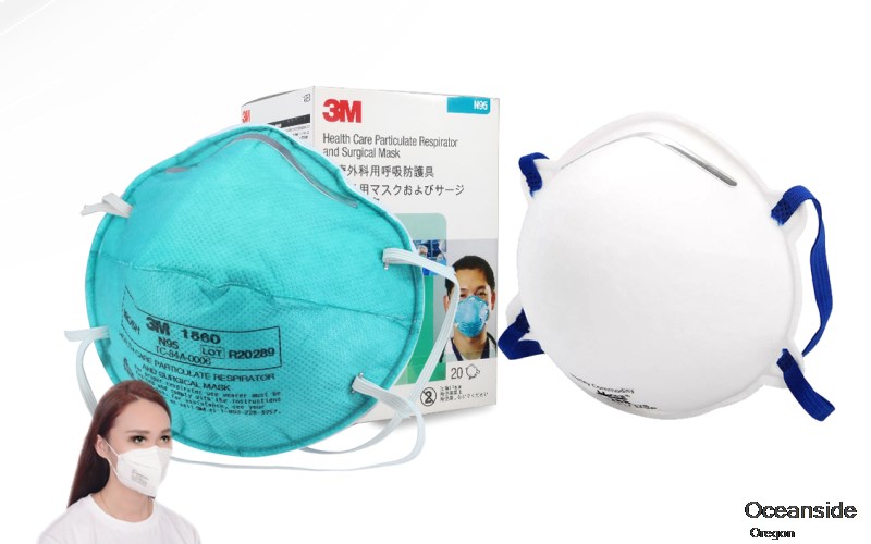 Oceanside Tillamook Oregon OR N95 mask