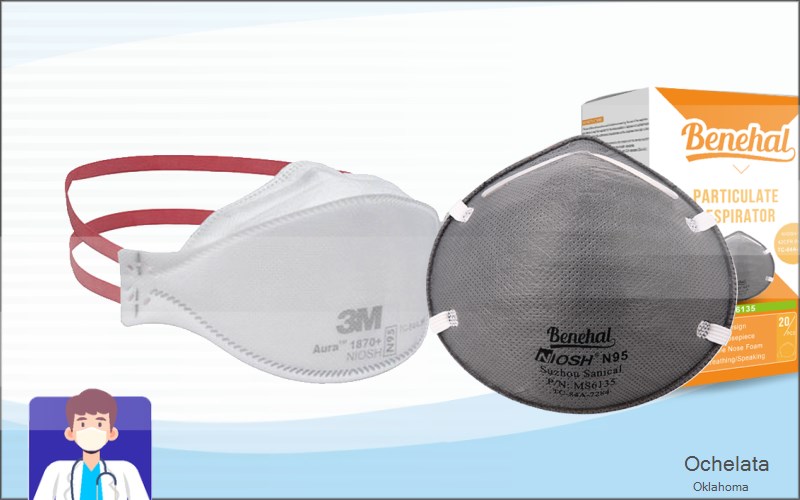 Ochelata Washington Oklahoma OK N95 mask