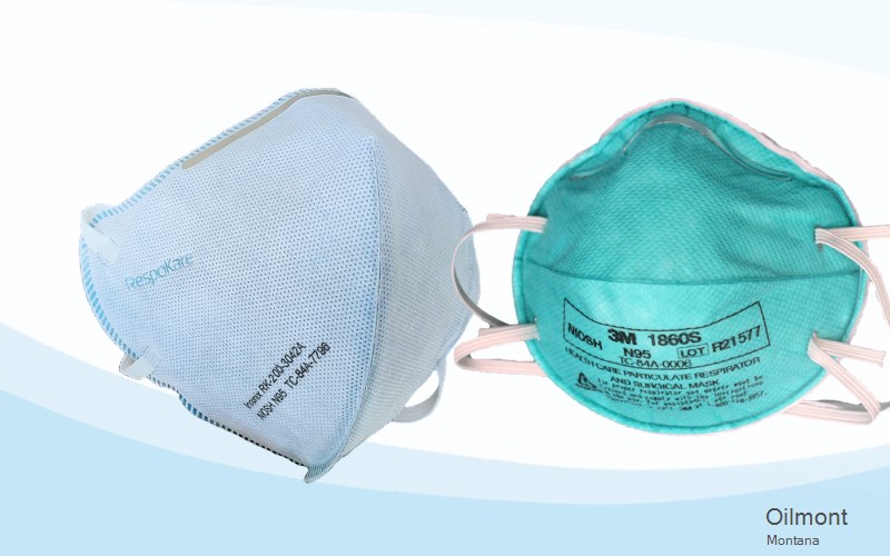 Oilmont Toole Montana MT N95 mask