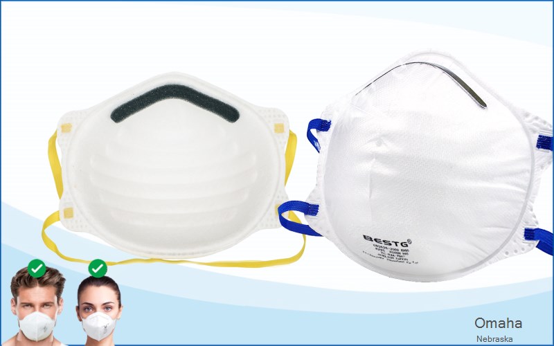 Omaha Sarpy Nebraska NE N95 mask