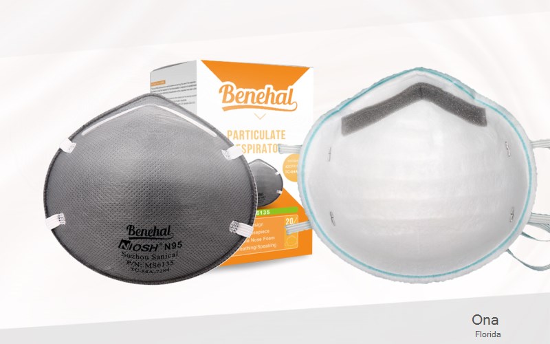 Ona Hardee Florida FL N95 mask