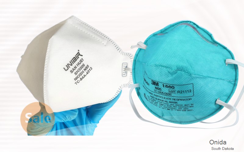 Onida Sully South Dakota SD N95 mask