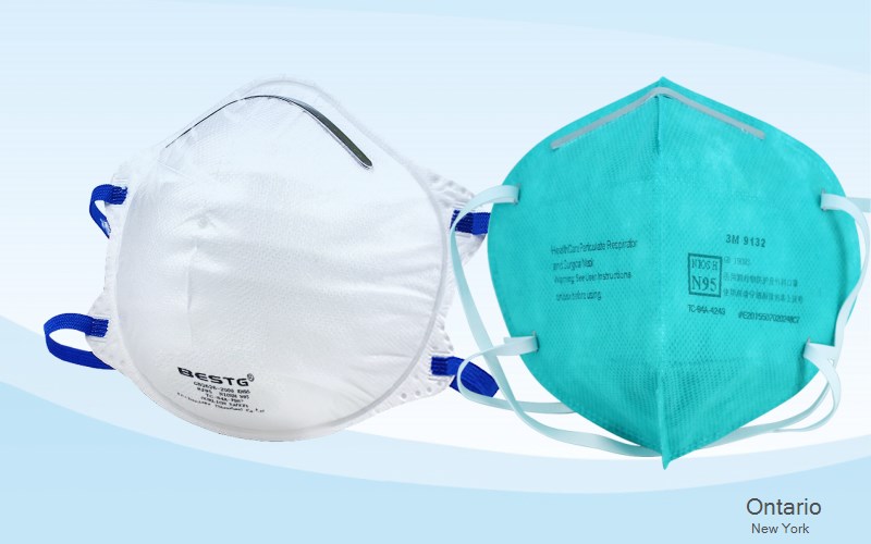 Ontario Wayne New York NY N95 mask
