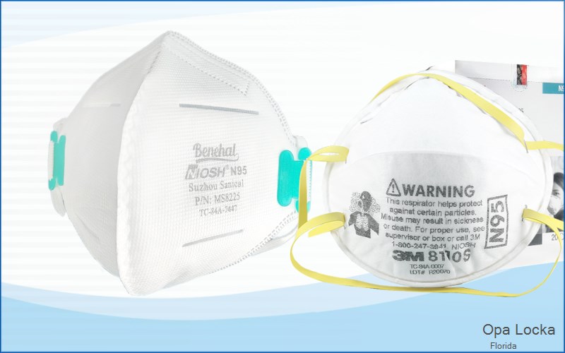 Opa Locka Miami Dade Florida FL N95 mask