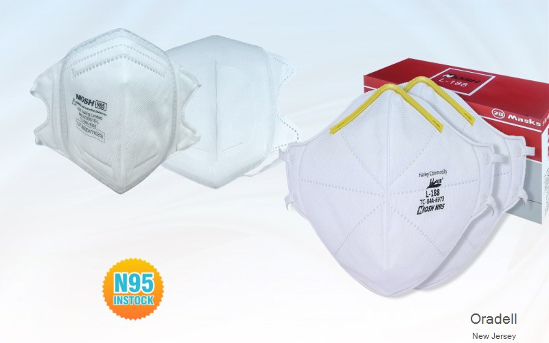 Oradell Bergen New Jersey NJ N95 mask