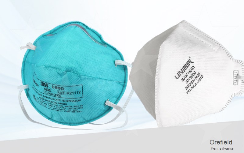Orefield Lehigh Pennsylvania PA N95 mask