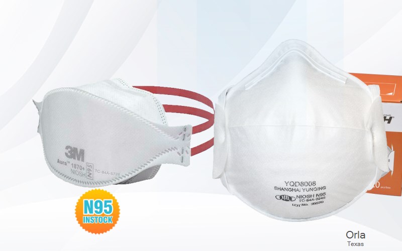 Orla Reeves Texas TX N95 mask