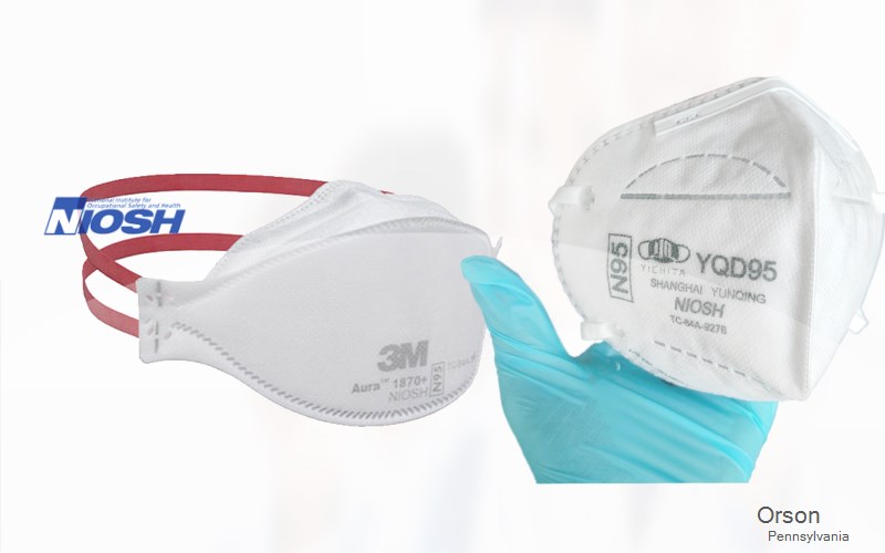 Orson Wayne Pennsylvania PA N95 mask