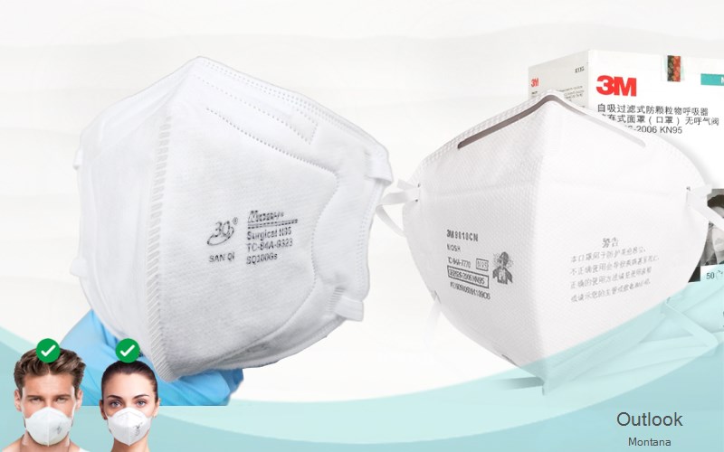 Outlook Sheridan Montana MT N95 mask