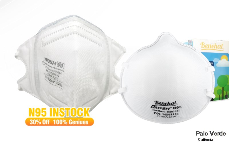 Palo Verde Imperial California CA N95 mask