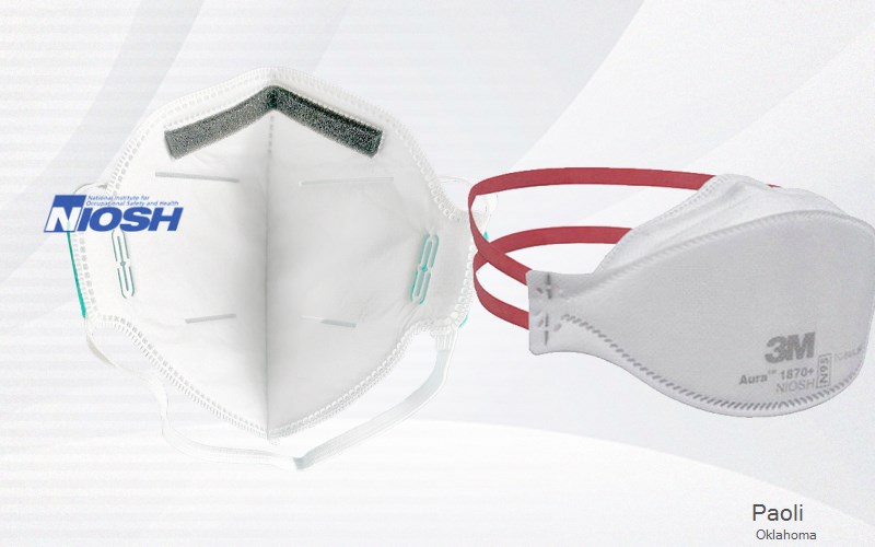 Paoli Garvin Oklahoma OK N95 mask