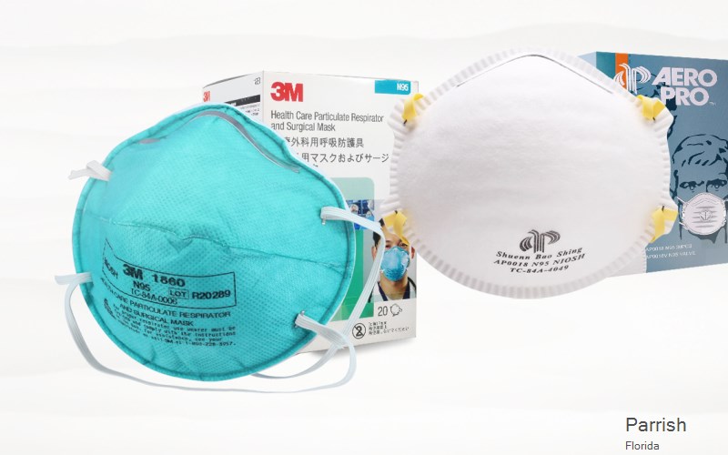 Parrish Manatee Florida FL N95 mask