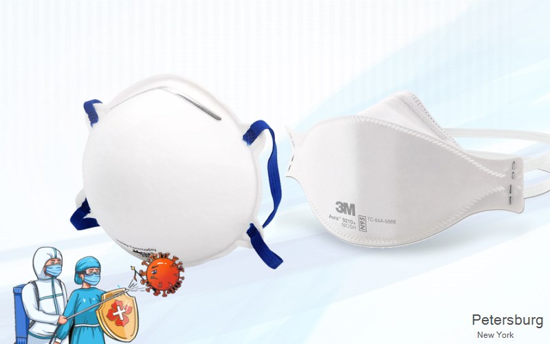 Petersburg Rensselaer New York NY N95 mask
