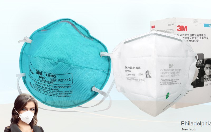 Philadelphia Jefferson New York NY N95 mask