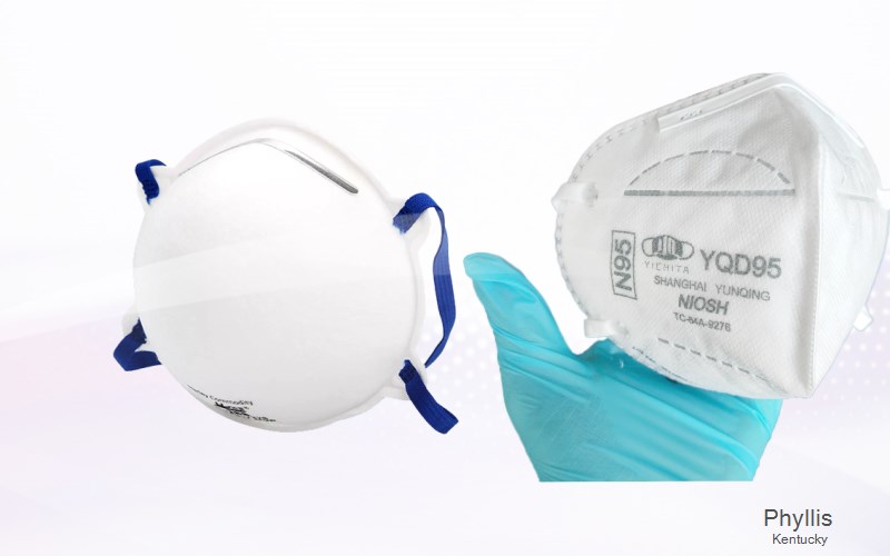 Phyllis Pike Kentucky KY N95 mask