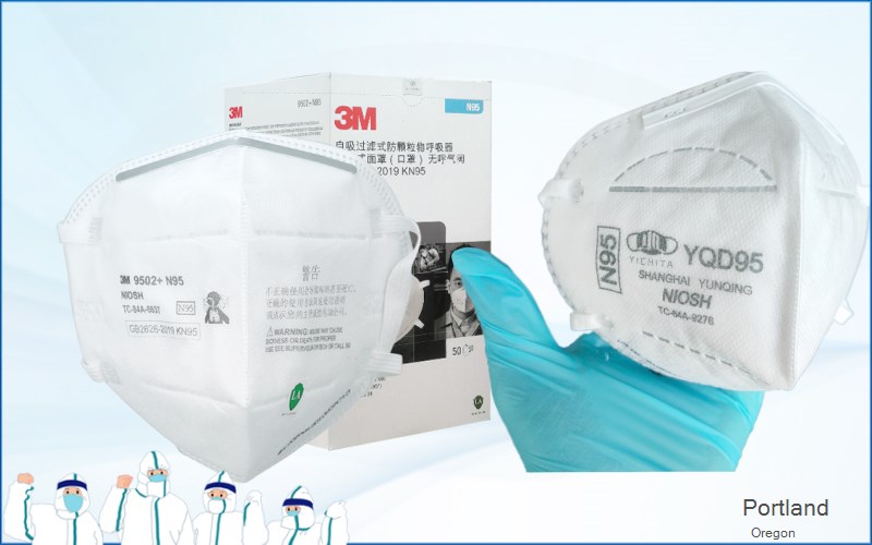 Portland Clackamas Oregon OR N95 mask