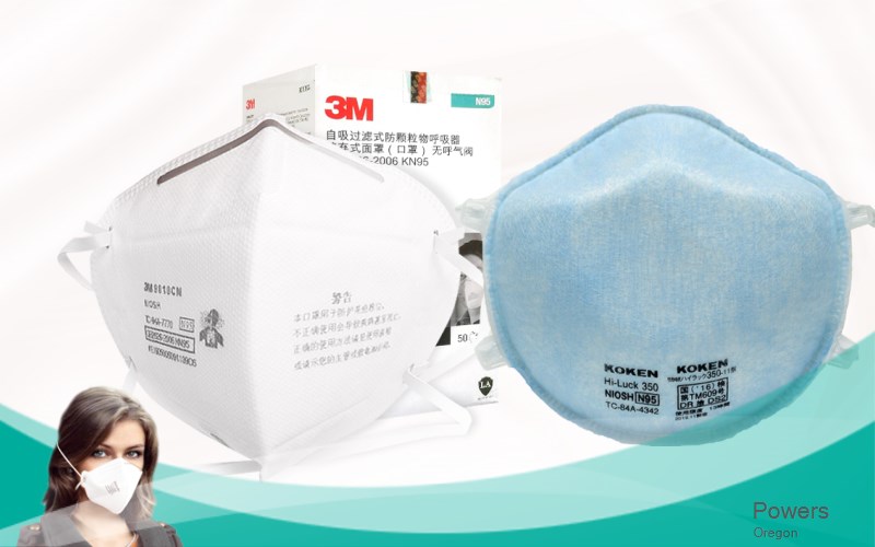 Powers Coos Oregon OR N95 mask