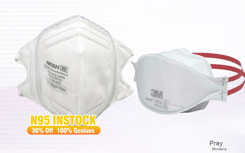 Pray Park Montana MT N95 mask