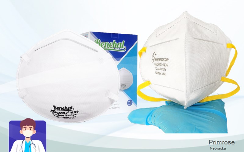 Primrose Boone Nebraska NE N95 mask