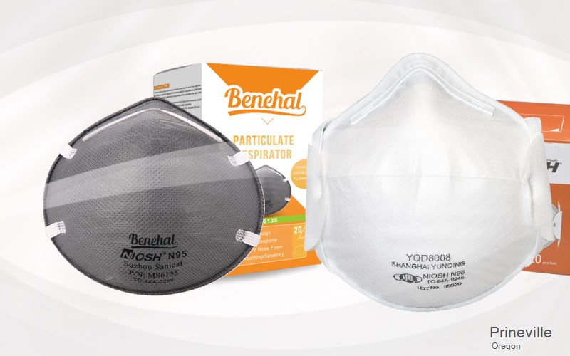 Prineville Crook Oregon OR N95 mask