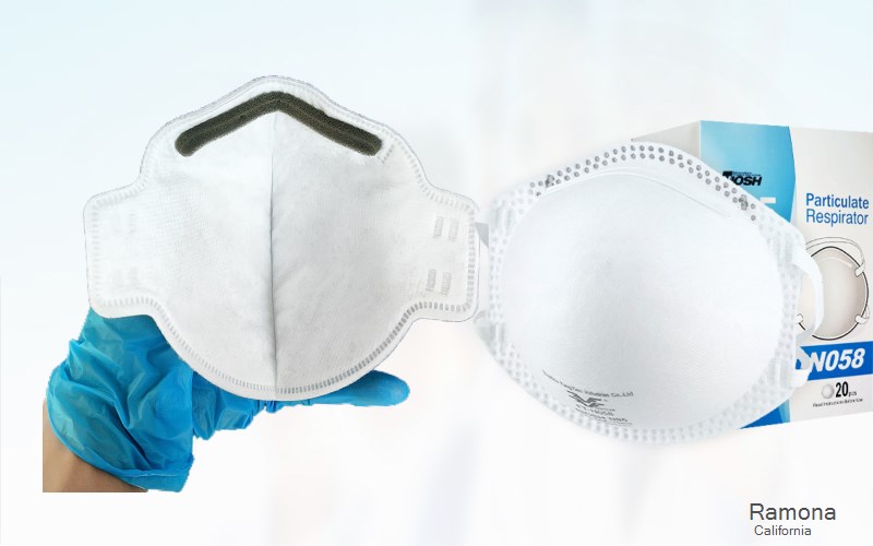 Ramona San Diego California CA N95 mask