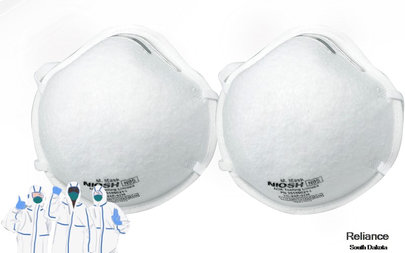 Reliance Lyman South Dakota SD N95 mask