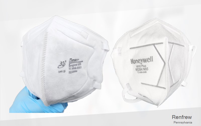 Renfrew Butler Pennsylvania PA N95 mask