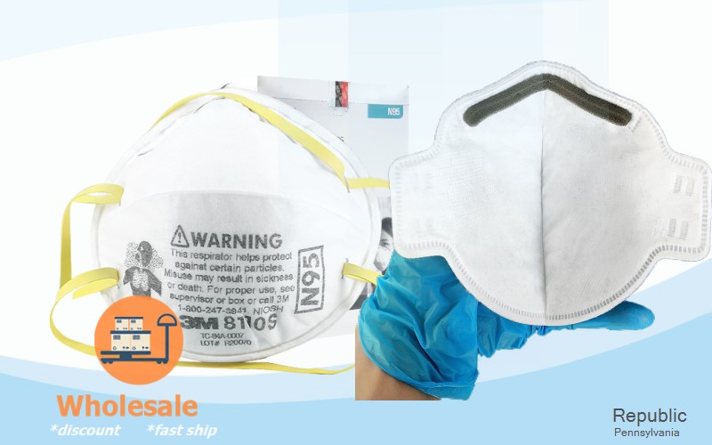 Republic Fayette Pennsylvania PA N95 mask