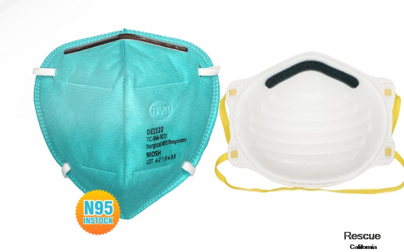 Rescue El Dorado California CA N95 mask
