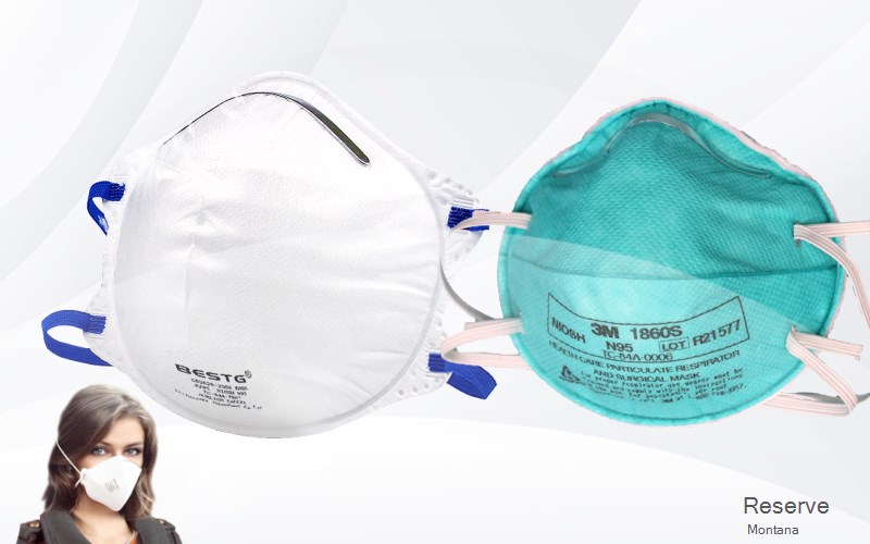Reserve Sheridan Montana MT N95 mask