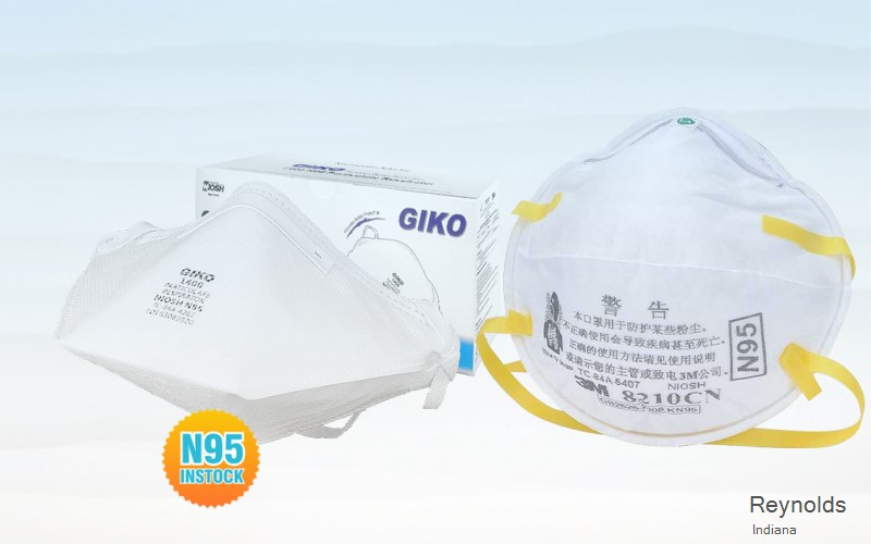 Reynolds White Indiana IN N95 mask