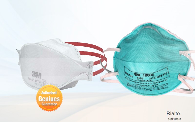 Rialto San Bernardino California CA N95 mask