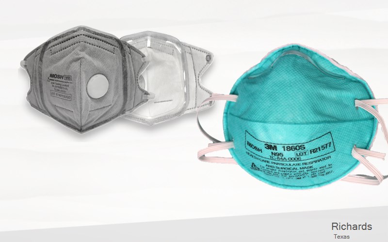 Richards Grimes Texas TX N95 mask