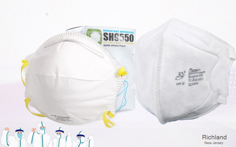 Richland Atlantic New Jersey NJ N95 mask